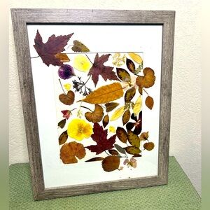 Handmade Autumn Preserving Nature Frame